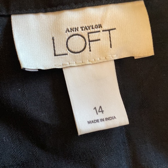 Ann Taylor Loft Black Blouse - Picture 5 of 7
